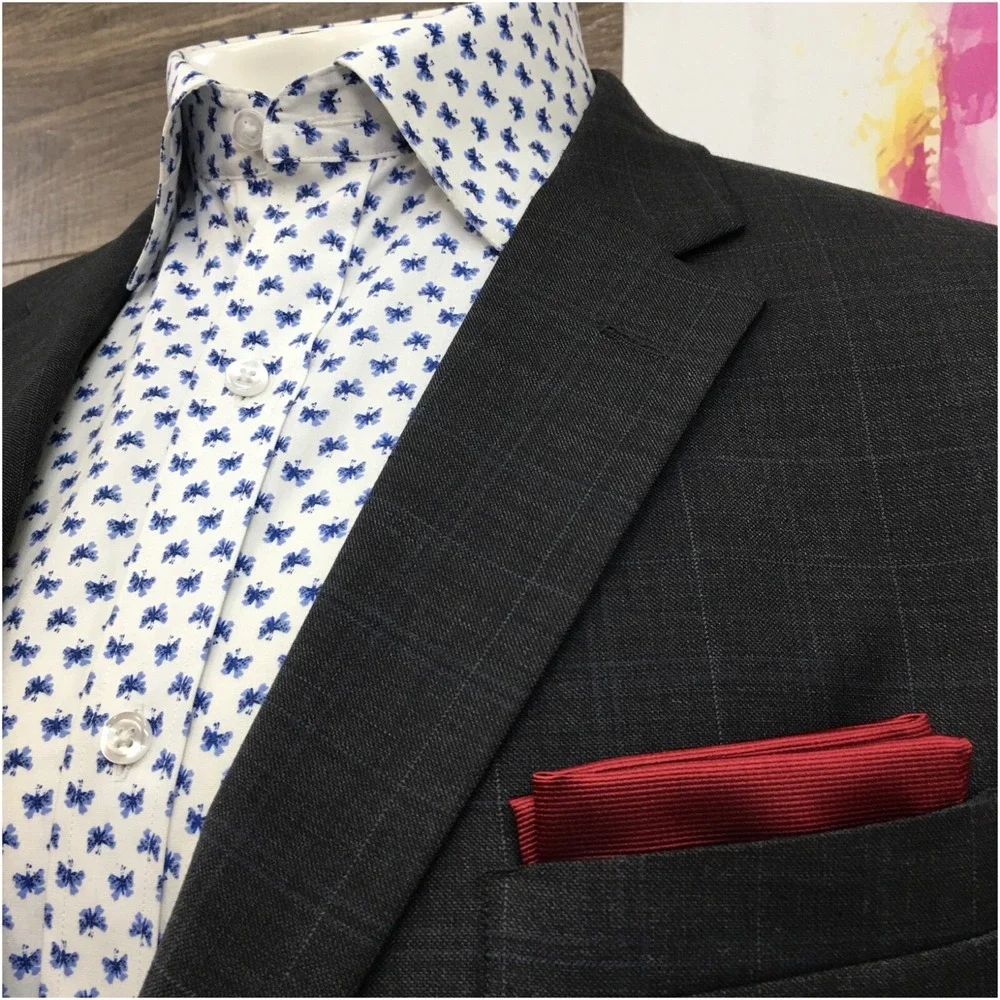 TOMMY HILFIGER Mens Blazer Sport Coat‎ Casual Jacket Size 48R Classic Wool Suit